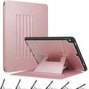 Fintie Magnetic Stand Case for iPad Air 10.5" (3rd Generation) 2019 / iPad Pro 10.5" 2017, Multi-Angle Viewing Rugged Soft TPU Back Cover with Pencil Holder, Auto Wake/Sleep, Rose Gold