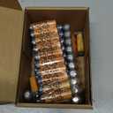 Amazon Basics 100-Pack AA Alkaline Batteries, 1.5 Volt, 10-Year Shelf Life, Reliable