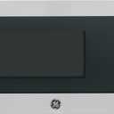 GE JEM3072SHSS Microwave Oven 700 Watts, Auto or Manual Defrost Option, Kitchen Essentials for The Countertop, 0.7 Cubic Feet Capacity, Stainless Steel