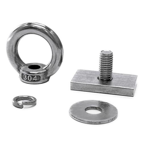 Shoulder Eye Bolt, 4 Pack Heavy-Duty Stainless Steel Eye Bolt