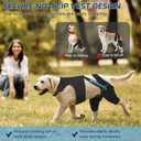 Dog Knee Brace for Torn ACL Hind Leg Dog Leg Brace with Metal Stabilizers for Dogs with Torn ACL, Luxating Patella, Ligament Injuries & Hip Dysplasia, Limping or Osteoarthritis Recovery, Small