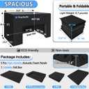 TroyStudio Spacious Soundproof Bed Tent, 35.8"x24.4"x20.7" Acoustic Foam Noise Reduction Canopy, Portable Quiet Sleep Pod Enclosure, Blackout Head Cover for Night Shift Worker and Light Sleeper