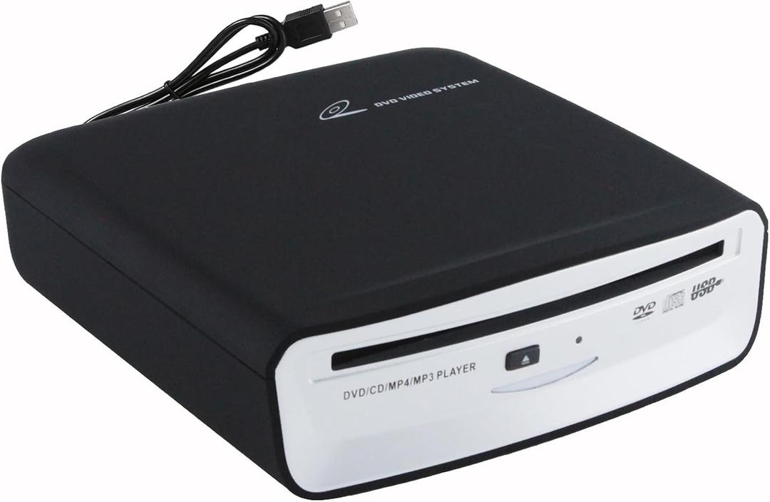 USB External Car Universal CD Player USB Connection Portable CD Player for Car Android Navigation/TV/MacBook pro/Laptops Desktops with Plug and Play