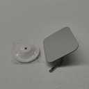 YEAKE Adjustable Flexible Gooseneck Makeup Mirror,360Rotation Folding Portable Desk Vanity Mirror with Stand Shower Shaving Cosmetic Mirror Square