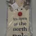 Mud Pie Light Up Christmas Wine Bag, Deer, 15" x 4 3/4"