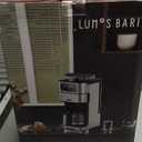 Drip Coffee Maker with Built-in Grinder, 10-Cup Coffee Machine with 24-Hour Delay Timer, Touch Screen, Self-Cleaning, Reusable Filter, 1.5L Removable Water Tank, Warming Plate, Silver