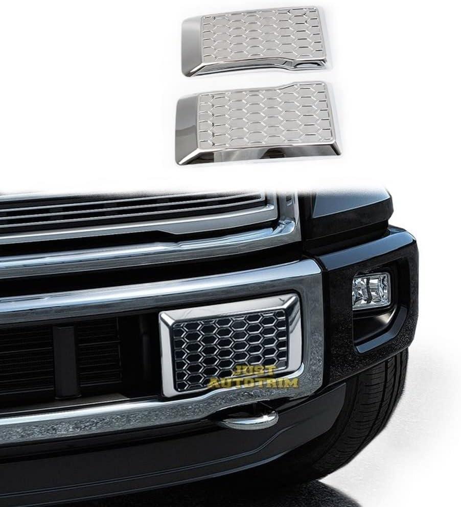 Front Bottom Bumper Moulding Chrome Cover trims Kit for 2015 2016 2017 Ford F150 F-150 Accessories