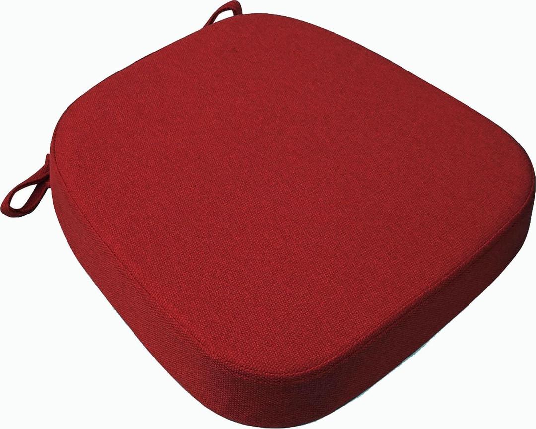 Chair Cushions Set 1/2/4 PCS Dining U Shaped Chair Seat Pads Kitchen Non Slip Indoor Cushion with Tie for Living Room Office(16,1pc:43x42x3cm)