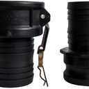 Camlock Fittings 3 Inch Type C & E Polypropylene Cam and Groove Hose Fitting Kit with 3" Female & Male Camlock x 3" Shank (Hose Barb), Cam and Groove Hose Couplings