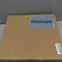 Yaetm 12x12 Square Picture Frame Matted to 5x5, Double Floating Ivory Mat, Brown Wood Grain Photo Frame with Polished Tempered Glass for Wall Gallery, Home and Office, Wall Mounting, 3 Pack