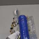 22-Packs Air Compressor Accessories Kit, 25FT Upgrade Repairable PU Air Hose with 1/4'' NPT Air Tool Kit, Air Blow Gun/Air Chuck/Tire Gauge, Pneumatic Tool Set