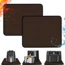 Heat Resistant Mats for Countertop - Fireproof 15x18 in Heat Resistant Mats for Air Fryer - Kitchen Countertop Protector for Air Fryer, Coffee Maker, Stand Mixer, Toaster, Oven 2PCS - Brown