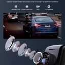 Dash Cam WiFi 2K, Car Camera with APP, External GPS, 1.5'' IPS Screen, Front Dash Camera for Cars, Mini Dashcams, WDR Night Vision, 24H Parking Monitor, Loop Recording, G-Sensor