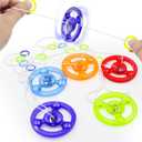 PROLOSO Rope Flywheel Spinner Light up Spinning Gyro Glow in The Dark Party Favors Kids Prize 20 Packs