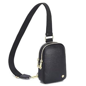 Anti Theft Crossbody Bag for Women, Small Sling Purse
Zipper Lock for Travel, RFID Blocking, Vegan Leather