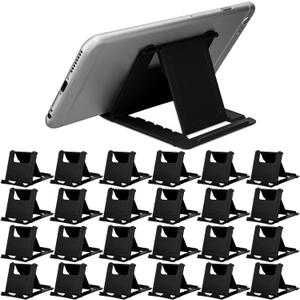 Kathfly 36 Pcs Cell Phone Stand Bulk Foldable Tablet Mobile Stand Adjustable Universal Multi Angle Pocket Phone Holder Compatible with All Smartphones