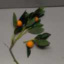 Artificial Fruits Decoration Office Decor Fake Plants Table Decor Nearly Real Plastic Fruit Branch for Desk Decoration Ornaments (Small cumquat)