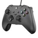 IWGAME Wired Controller for X-BOX/PC, Hall Effect Joysticks&Triggers Gamepad with Turbo, 3.5mm Headphone Jack/Dual Vibration, Compatible with X-BOX One/S/X, X-BOX Series S/X, PC, IOS, Android Platforms(Black, 7.2ft)