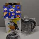 Chefman Electric Kettle with Temperature Control, 5 Presets LED Indicator Lights, Removable Tea Infuser, Glass Tea Kettle & Hot Water Boiler, 360° Swivel Base, BPA Free, Stainless Steel, 1.8 Liters