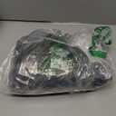 NICETOWN Linen 100% Blackout Door Curtains for French Front Door, Farmhouse Privacy Thermal Insulated Room Darkening Window Covering for Bedroom Living Room, W26 x L69 inch, 1 Panel, Natural