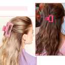 2 x Hair Claws 16 Pcs Hair Clips for Women Thin Thick Curly Hair Large and Small Matte Banana Clips Strong Hold Nonslip