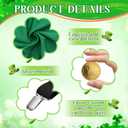 Skicuff St. Patrick's Day Yard Game for Adults, Giant Leprechaun Granny Pants Set with Hat Beard Gold Coins Cauldron, Funny Irish Party Games for Family Outdoor Lawn