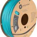 Polymaker ABS Filament 1.75mm Teal, 1kg 3D Printing Filament, PolyLite ABS 3D Printer Filament, Heat Resistant, Strong & Durable, Dimensional Accuracy +/- 0.03mm