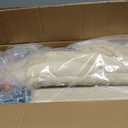 PEQULTI Cat Tree Cat Tower for Indoor Cats with Private Cozy Cat Condo, Natural Sisal Scratching Posts and Plush Pompom for Small Cats,Beige