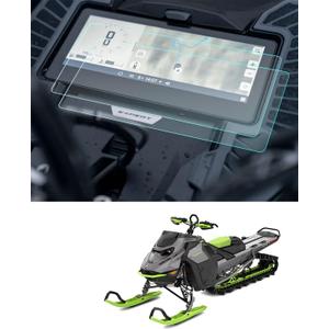 For 2025 Ski-Doo Screen Protector -(2PCS) 2023 2024 2025 Ski-Doo Accessories HD Transparent Protective Nano Film 10.25 Inch Navigation Touchscreen Anti-Scratch Fingerprint Resistant Ski-Doo Snowmobile