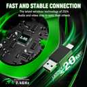 Tatybo Wireless Gaming Headsets for Ps5 Ps4 PC, 40H+ Hrs 2.4GHz WiFi Mode & Bluetooth 5.3 Wireless Headset