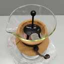 Bodum 34oz Pour Over Coffee Maker, High-Heat Borosilicate Glass with Reusable Stainless Steel Filter and Cork Grip - Made in Portugal