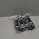 Hcpet Dog Shoes for Large Dogs, Waterproof Dog Booties for Small Medium Dogs, Anti-Slip Dog Boots & Paw Protectors for Hot Pavement Winter Snow Hiking with Reflective Straps Black Size 7 (#7 (Width 2.55 inch) for 63-78 lbs)