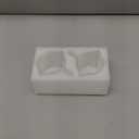 Espresso Cups Set of 2, 4 OZ Double Spouts Cups, Shot Glasses, Milk Cup with Handle, Clear Glass, Espresso Accessories for Machine, Small