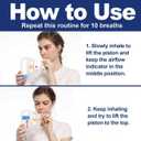 Breathing Exercise Device for Lungs, Exerciser, OneBall Design for Gentle Breathing Training & Recovery Support, Easy to Clean