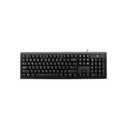 V7 Wired Keyboard with U.S. layout, Black - KU200US