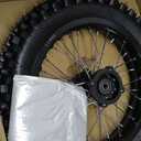 90/100-14 3.00-14 Tire Tube,14" Rear 15mm Axle Rim Wheel With Brake Rotor and 428 41T Sprocket For 110cc pit bike Apollo 125CC SSR 150 cc Tao Kayo TSD 110 TD 125