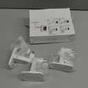 3Pack Camera Wall Mount, Compatible with R-ing Outdoor Cam Plus/Stick Up Cam Battery/Plug-in/Pro/Indoor Cam(1st Gen),360 Degree Adjustable No Drilling Mount for Outdoor Indoor Cameras, White