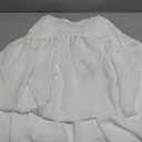 Milumia Women's Pleated Flowy Long Skirts High Waist Maxi Skirt with Pocket (White), XS