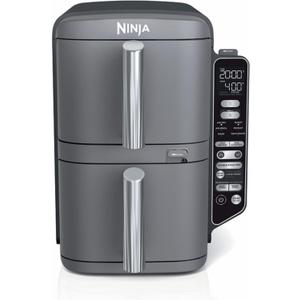 Ninja DoubleStack XL Smart Air Fryer, 10 Qt, 6-in-1, Grey, SL451
Air fry, broil, roast, bake, reheat, dehydrate, Smart Cook thermometer, Cooks 4 foods at once