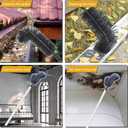 Flexible Bendable Gutter Brush Head with Steel Wire for Efficient Debris Removal Drainage Systems Tool