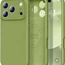 Vooii Magnetic for iPhone 17 Pro Case, Compatible with Magsafe (Premium Liquid Silicone) (Integrated Camera Control Button) Full Body Protective Anti-Scratch Microfiber Lining 6.3", Cedar Green