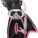 Cressi Adult Light Weight Premium Travel Snorkel Set - Mask & Fins Made in Italy - Palau Set: by Cressi, Quality Since 1946, Size: XS/S | US Man 4/6.5 | US Lady 5/7.5