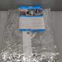 8 x 20FT Outdoor Clear Tarp Curtain Waterproof Wind-Proof 24 Mil Transparent Vinyl Tarp for Patio Pergola Garden Canopy Rainproof Anti-Tear PVC Thick Cover with Grommets