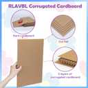 RLAVBL 50 Pack 11x14 Corrugated Cardboard Sheets, Flat Cardboard Inserts for Shipping, Mailing, Packing, DIY Crafts
