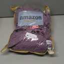 Bedorm King Duvet Cover Set Purple Bedding Set Pleat Ruffled Shabby Chic Comforter Cover Extra Soft & Easy Care Farmhouse Boho Duvet Cover with Zipper Closure