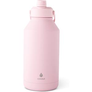 Manna Ranger Dual Insulated Stainless Steel Bottle - 64 Oz - Rose Whisper