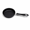 Nonstick Mini Egg Pan Little Omelet Pan Single Serve Frying Pan Little Egg Skillet for Eggs Pancake, Stainless Steel Dishwasher Safe, 4.9 Inch, Black