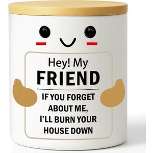 Best Friend Candle Gifts for Women Birthday Friend Cool Gag Gift for Her Best Friends, BFF, Coworkers, Sisters, Brothers, Gag Candles Humor for Appreciate Friendship Candle for Friends