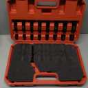 AOBEN 3/8-Inch Drive Impact Socket Set, 49 Pieces,6 Point (5/16" - 3/4", 8mm - 22mm), Deep/Shallow, Includes 3", 6" Extension bars, Universal Joint, 1/2" to 3/8" adaptor, 3/8" Inch Socket Adapter