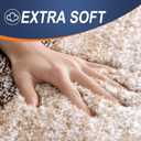 OLANLY Small Bathroom Rugs Mat 24x16, Extra Soft Absorbent Microfiber Bath Rugs, Rubber Backing, Quick Dry, Washable Bath Mats for Bathroom Floor, Tub and Shower, Home Decor Accessories, Light Brown